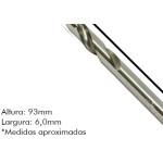 Broca Aco Rapido Irwin 6,0Mm - Kit C/10 Unidades