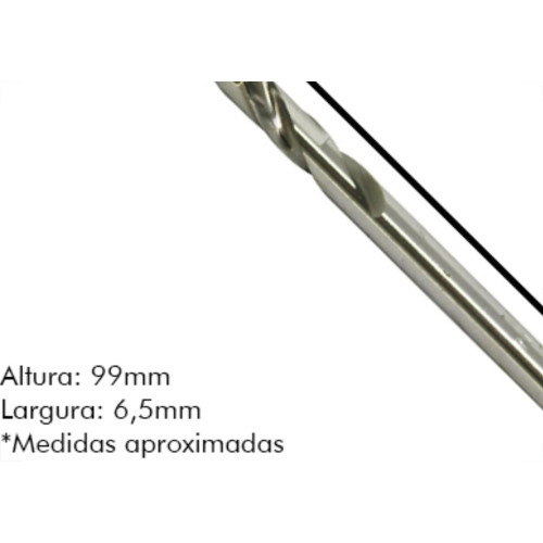 Broca Aco Rapido Irwin 6,5Mm - Kit C/10 Unidades