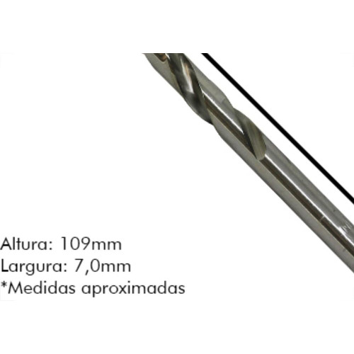 Broca Aco Rapido Irwin 7,0Mm - Kit C/10 Unidades