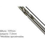 Broca Aco Rapido Irwin 7,5Mm - Kit C/5 Unidades