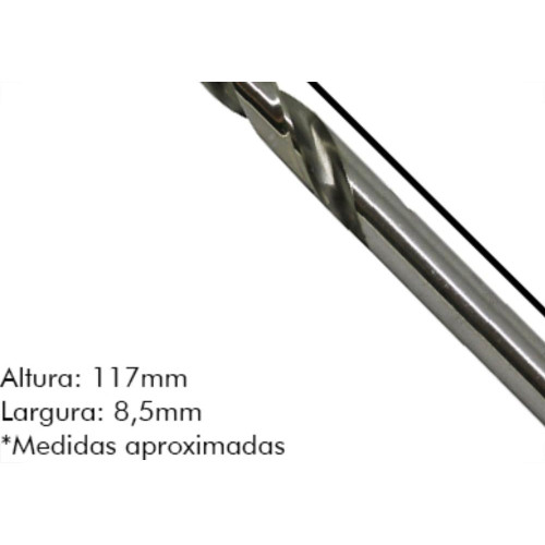 Broca Aco Rapido Irwin 8,5Mm - Kit C/5 Unidades