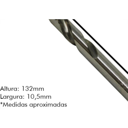 Broca Aco Rapido Irwin 10,5Mm - Kit C/5 Unidades