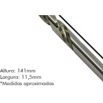 Broca Aco Rapido Irwin 11,5Mm - Kit C/5 Unidades