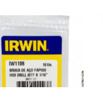 Broca Aco Rapido Irwin (1/16) - Kit C/10 Unidades