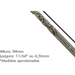Broca Aco Rapido Irwin I 11/64 - Kit C/10 Unidades