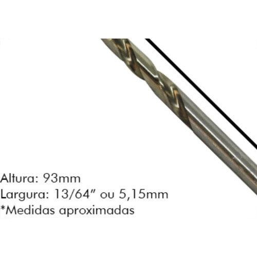 Broca Aco Rapido Irwin K 13/64 - Kit C/10 Unidades