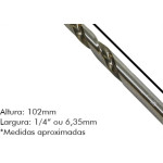 Broca Aco Rapido Irwin N 1/4 - Kit C/10 Unidades