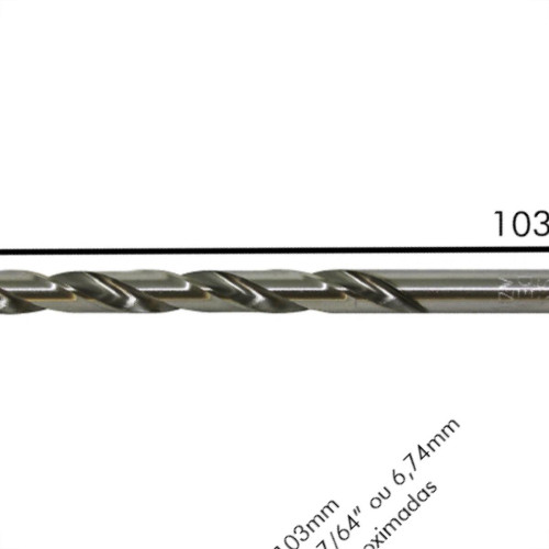 Broca Aco Rapido Irwin O 17/64 - Kit C/10 Unidades