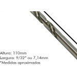 Broca Aco Rapido Irwin P 9/32 - Kit C/5 Unidades