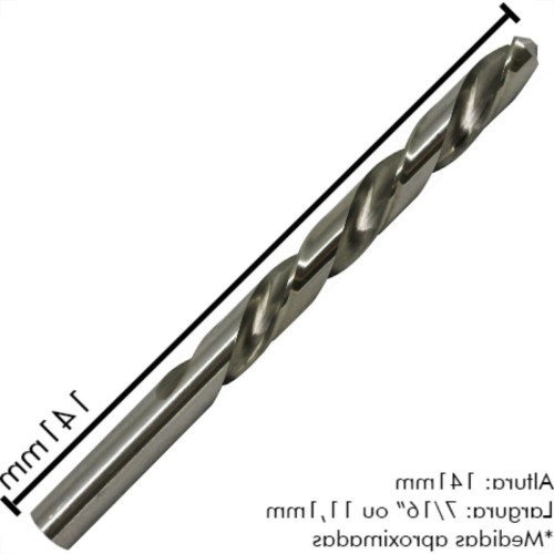 Broca Aco Rapido Irwin U 7/16 - Kit C/5 Unidades