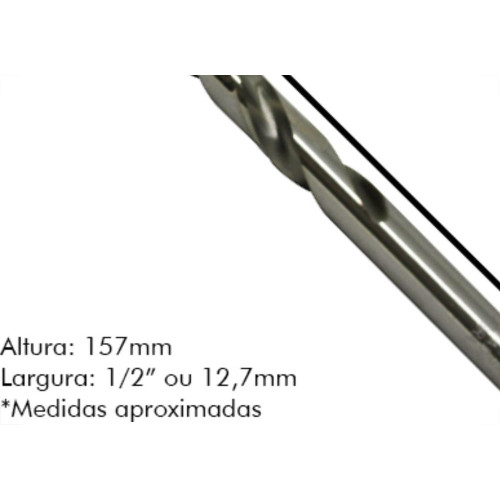 Broca Aco Rapido Irwin Z 1/2 - Kit C/5 Unidades