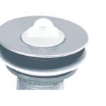 Valvula Plast Lavat S/Ladrao Cromado Luconi - Kit C/25 Unidades
