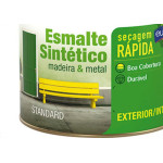 Tinta Esmalte. 1/16 = (225ml) Sintetico Eucalar Preto