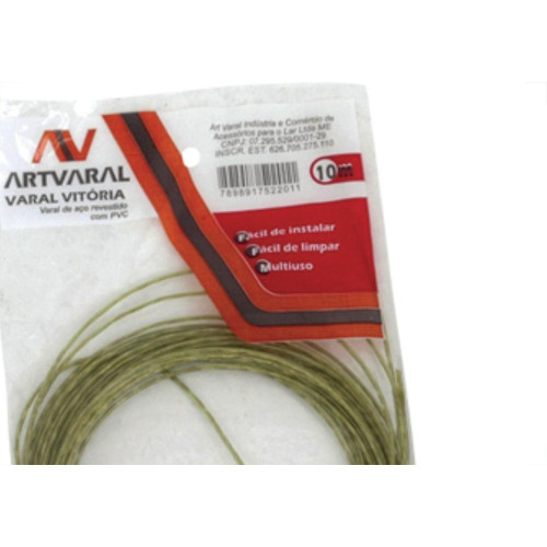 Varal De Aco A.Varal Vitoria 10Mt - Kit C/12 Unidades