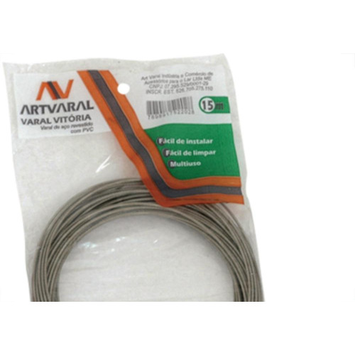 Varal De Aco A.Varal Vitoria 15Mt - Kit C/12 Unidades