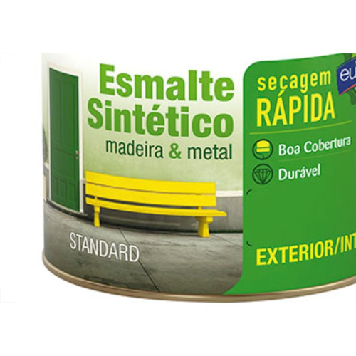 Tinta Esmalte. 1/16 = (225ml) Sintetico Eucalar Branco