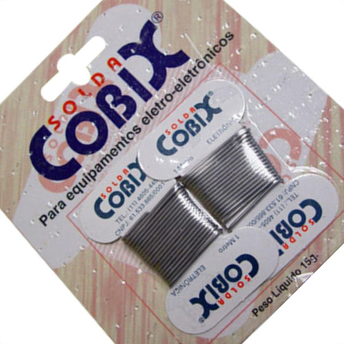 Solda Cobix Em Cartela ela C/2 Unidades