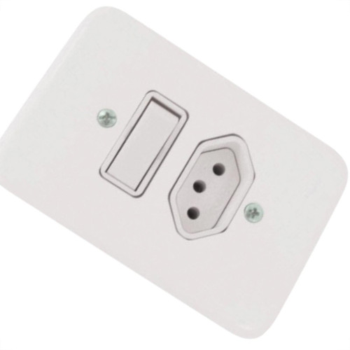 Kit C/2 - Conjunto Radial Pollar 1901118 1 Interruptor Si...