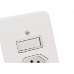 Kit C/2 - Conjunto Radial Pollar 1901118 1 Interruptor Si...