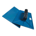 Kit C/3 - Desempenadeira Pvc Emave Azul Corrugada 18X30