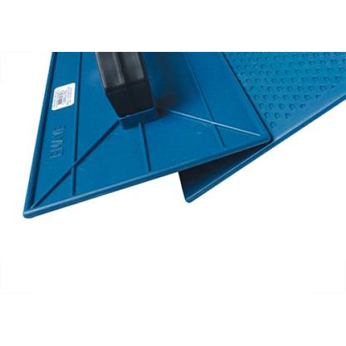 Kit C/3 - Desempenadeira Pvc Emave Azul Corrugada 18X30
