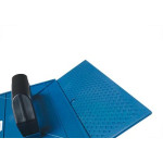 Kit C/3 - Desempenadeira Pvc Emave Azul Corrugada 18X30