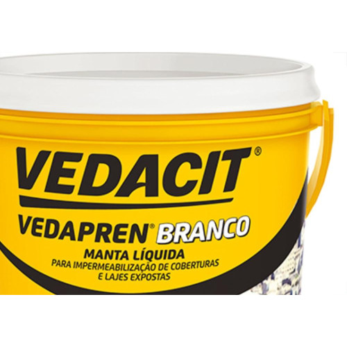 Otto B.Vedapren Laje Branco Galao 3,6 Litros 4,5Kg