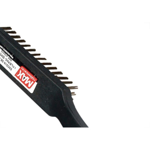 Escova Aco Max C/Cabo Plastico 415310 - Kit C/12 Unidades