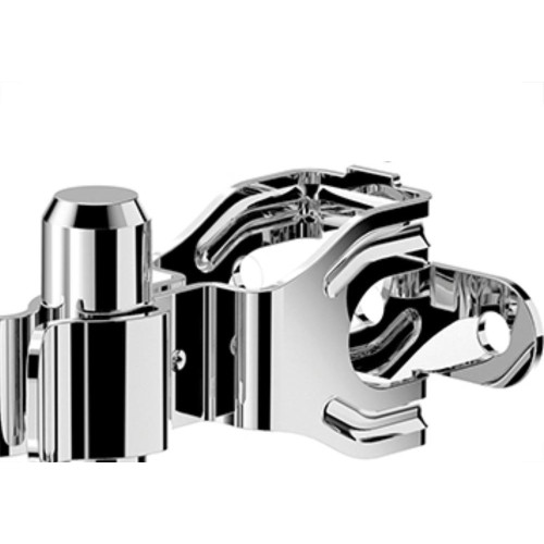 Fixador Porta P/Piso(0068-01)Ni Soprano - Kit C/12 Unidades