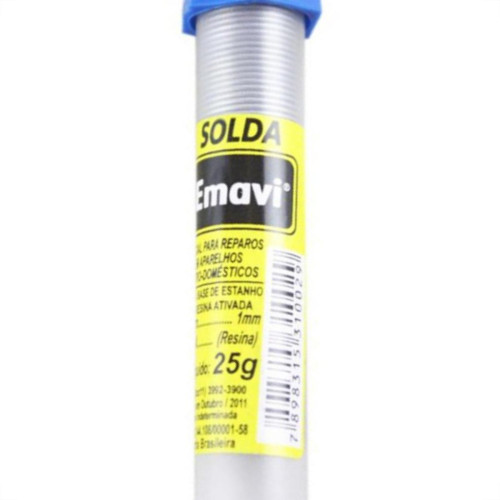 Solda Emavi Tubo 1,0Mm 25G