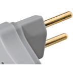 Pino Triang.Tramo.Segur 10A 401/006 Cinza - Kit C/10 Unidades
