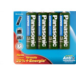 Pilha Panasonic Pequena Aa Cartela 4 Pecas Um-3Shs