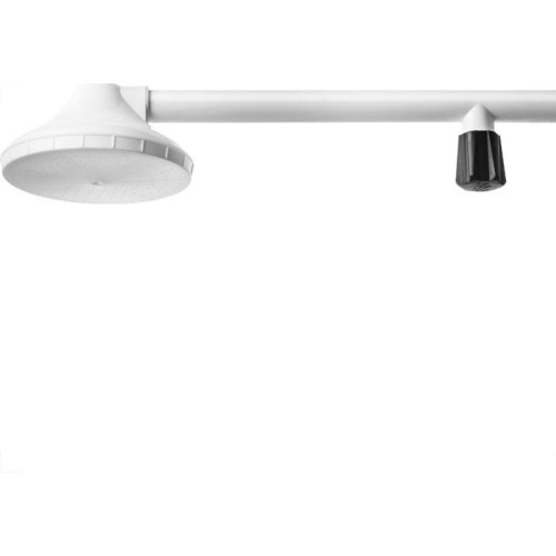 Chuveiro Frio Completo 5''Herc Branco Com Registro 2320 - Kit C/6 