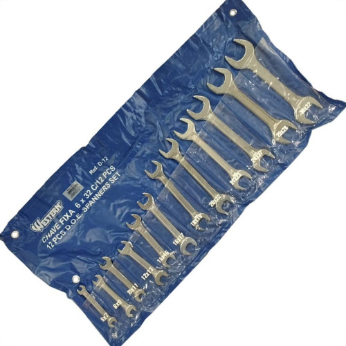 Chave Fixa Western 6A32Mm Kit 12Pecas D12