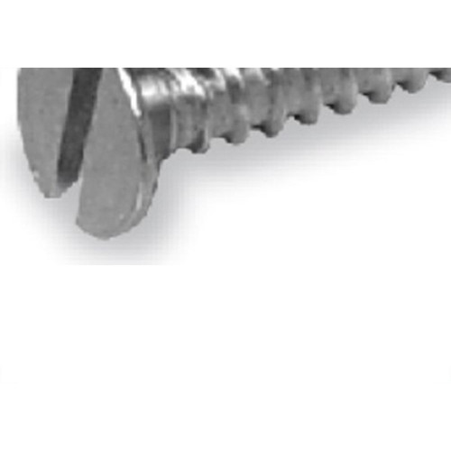 Parafuso Auto Atarrachante Cabeca Chata Fenda Jomarca 3,5X25 % 01502/27008 - Kit C/5 Centos