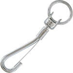 Mosquetao Sao Raphael 03 Com Argola Zincado 130Mm  - Kit C/12 