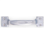 Puxador Alca Chapa Zincado Sao Raphael 1  - Kit C/12 