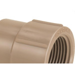 Luva Marrom Krona Liso Rosca 20Mm X 1/2'' 487 - Kit C/50 