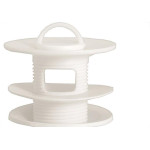 Valvula Lavatorio Plastica Amanco Branca Com Ladrao 6 11885 - Kit C/20 