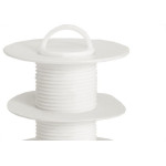 Valvula Lavatorio Plastica Amanco Branca Sem Ladrao 8 11887 - Kit C/20 