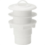 Valvula Tanque Plastica Amanco Branca 1.1/2'' 10563 - Kit C/20 