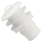 Valvula Tanque Plastica Amanco Branca 1.1/2'' 10563 - Kit C/20 