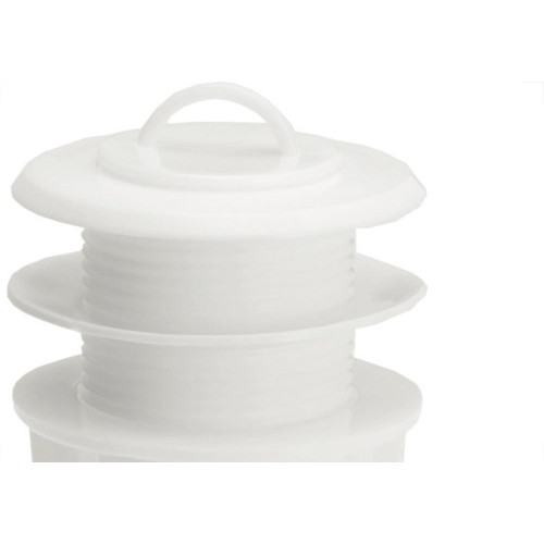 Valvula Tanque Plastica Amanco Branca 1.1/2'' 10563 - Kit C/20 
