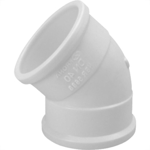 Cotovelo Esgoto Krona 40Mm X 45 611 - Kit C/25 
