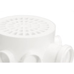 Caixa Sifonada Amanco Cromada Redonda 15X15X50 10366