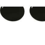 Vidro Redondo Escuro Oculos Solda 6 Com 2 Pecas 8561
