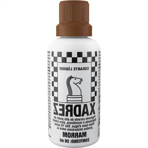 Corante Xadrez Marrom 50Ml Para Tinta  - Kit C/12 