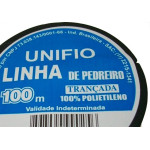 Linha Pedreiro Trancada Unifio 100M  - Kit C/12 