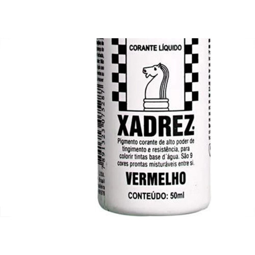 Corante Xadrez Verde 50Ml Para Tinta  - Kit C/12 