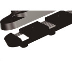 Cleat'S Plastico Rima Sem Parafuso Com 200 Pares 